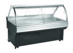 R134 Curved Glass Deli Display Refrigerator / Food Display Showcase