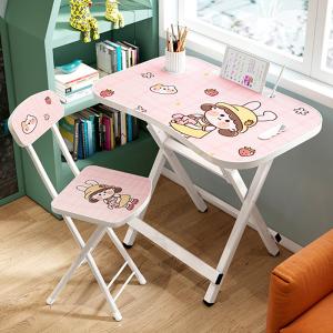 Wholesale 18 Inches Foldable Study Desk And Chair For Home Working Minimalist from china suppliers