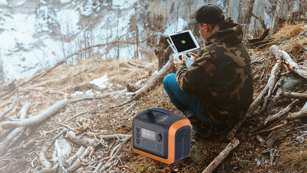 1000WH Lithium Battery Generator Portable Solar Power Bank With Solar Panel