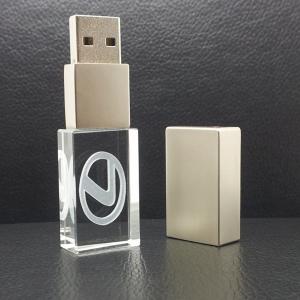 Wholesale Kongst Crystal Metal USB Stick Memory 16GB Logo Inside/LED light usb from china suppliers