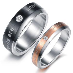 Wholesale Tagor Jewelry Super Fashion 316L Stainless Steel couple Ring TYGR060 from china suppliers