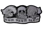 OEM Polyester Yarn Motorcycle Biker Patches Woven Iron On Badges