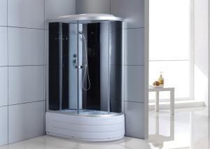 Wholesale 4mm 1200×800×2150mm Shower Pods Cabins Grey Aluminum Frame from china suppliers