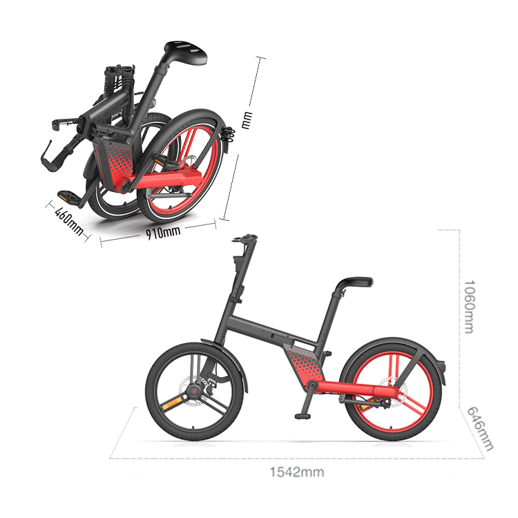 2024 Electronic Style Step Electric Bike with 10.5 AH Battery Capacity and LCD Display