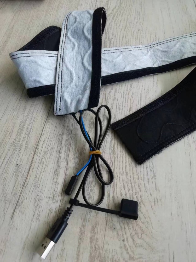 Custom Length 1m Heating Pad With Velcro And Thermostat Diameter 13mm To Wrap Pvc Tube