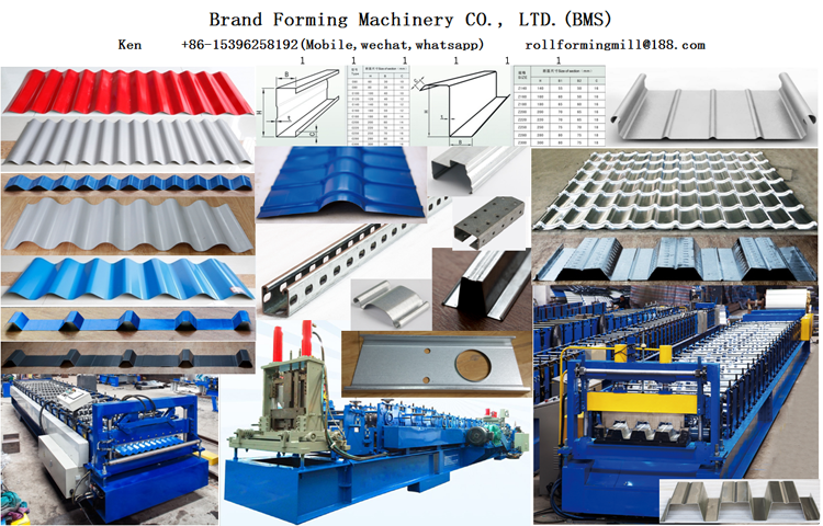 Steel Channel C Z Purlin Roll Forming Machine, Cold Forming Machine