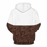 80% polyester Food Thin 3d Sweatshirts woman/man clothes Hoodies sweatshirts any