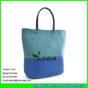 Wholesale LUDA 2015 new product straw mat nice look fabric straw handbag from china suppliers