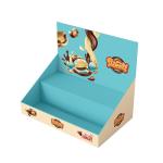 Corrugated Cardboard Counter Display Stands Display 4C Printing 320mmx210mm