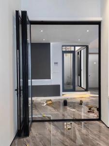 Wholesale Thermal Break Aluminum Frame Sliding Door Dust Resistant With Tempered Glass from china suppliers