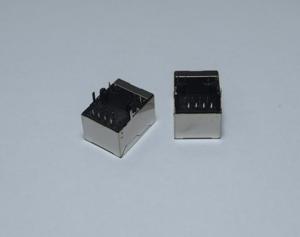 Wholesale Magnetic Gigabit Single Port RJ45 Connectors Tab Down Tht Solder Pin from china suppliers
