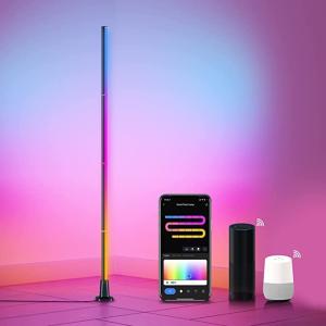 Wholesale 16 Million Colors Floor Lamp Ambient Light RGBIC Color 146.5×10×10Cm from china suppliers