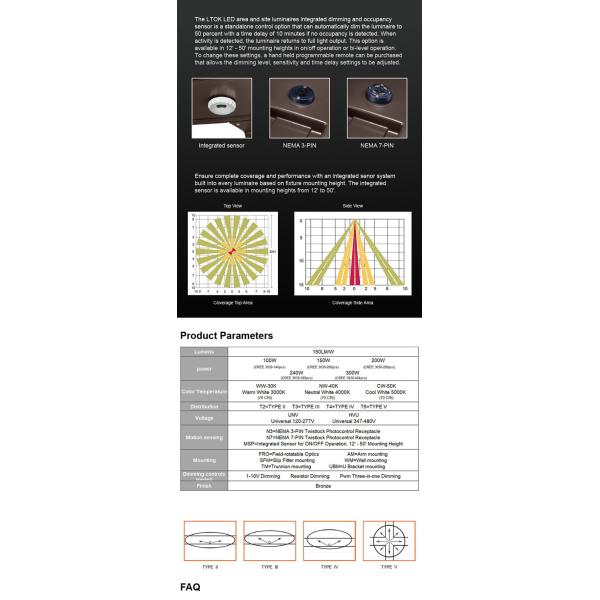Sosen Driver Industrial Led Lighting Shoe Box Light 5 Installation Ways For Walkways