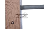 outdoor gym equipment WPC materials based street workout bars