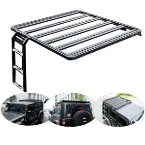 Wholesale Q235-8 Black Metal Fabrication Car Ladder Roof Rack Side Wall Retrofit Kit for High- from china suppliers