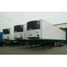 Tri-axle freezer van semi-trailer 30 ton refrigerated trailer for sale, 12.8m length refrigerated van semitrailer for sale