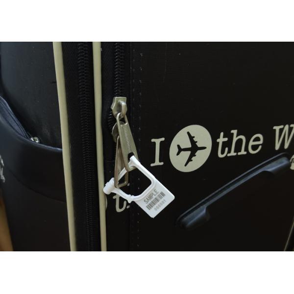 Disposable Mini Plastic Padlock Security Seal Self Locking Mechanism 49N Tensile Strength