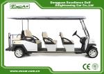 EXCAR 8 Seater White Electric Sightseeing Car Tourist Bus With Onboard 17AH