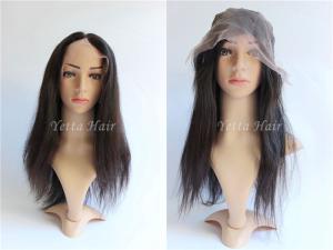Wholesale Tangle Free Human Hair Glueless Full Lace Wigs / Straight Remy Hair Weave from china suppliers
