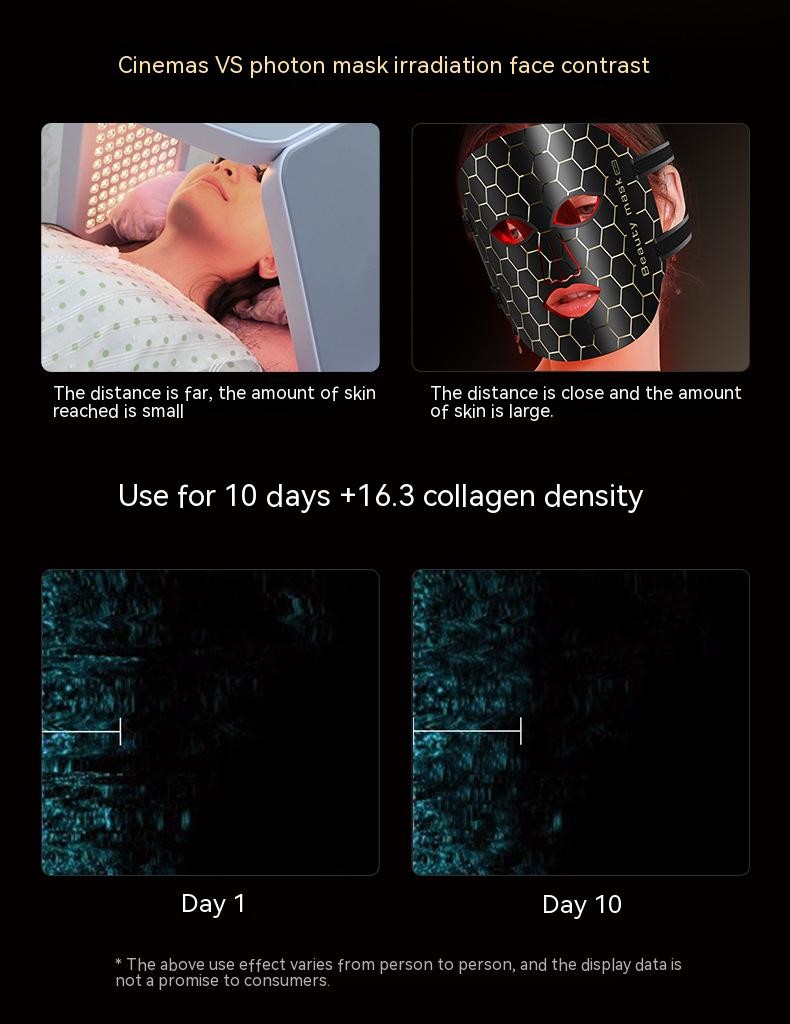 Hight Quality Medical Beauty Led Mask with Led Light Therapy Face Mask Infrared Led Mask Silicone