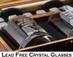 Luxury Wooden Cocktail Box Kit Thanksgiving Whiskey Glass And Stone Set