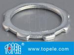 ISO Standard Zinc Conduit Locknut Conduit Electrical Fittings For Rigid / IMC /