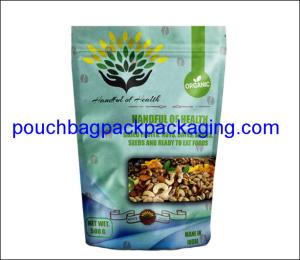 Wholesale Stand up zipper foil pouch, zip lock doypack, stand up packaging bag pouch for seeds 500g from china suppliers