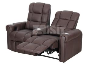 Wholesale Custom Anti Slip Electric Recliner Sofa Theater VIP Seating With Silver Cup Holder from china suppliers
