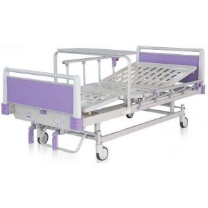 Buy cheap Four Silent Wheels With Cross Brakes 2 Crank Manual Hospital Bed from wholesalers