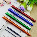 Gel pen,Promotional gel-ink pen with cap,black rubber gel-ink pen,