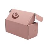 Custom Logo Jewelry Box Pink Cosmetic Paper Gift Corrugated Box Packaging Box