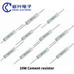 cement resistor 5W 10W 20W 0.1/0.22/0.33/0.47/0.5/1/2/5/10/1K/10K ohms 5% leads