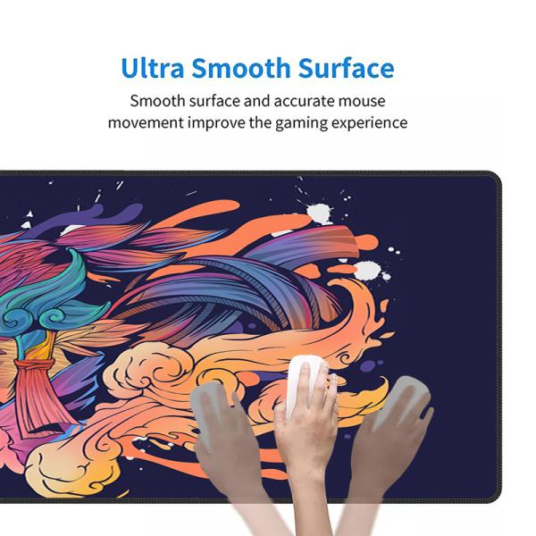 Large Anime Rubber Locking Edge Computer Mousepad with 100% Eco-friendly Material