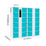 Commercial School / Gym Electronic Safe Locker Intelligent Knock Down Structure