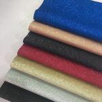 Firm Stability Flexbile Grey Glitter Wallpaper Fancy Embroidered Woven Back