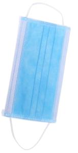 Wholesale White Blue Coloe Disposable Safety Mask , Disposable Pollution Mask Anti Virus from china suppliers