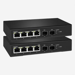 Wholesale Network Protocols IEEE 802.3 2.5G PoE Switch With 4 2.5gb RJ45 And 2 10gb Sfp+ Ports from china suppliers