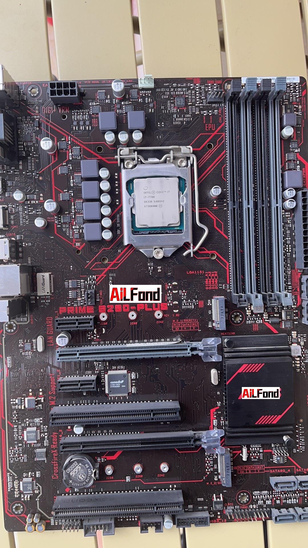 Customized Cheap Price 6th 7th Core i7 i5 i3 LGA1151 four DDR4 SSD M.2 B250 Chipset Desktop Gaming Motherboard for PC Computer