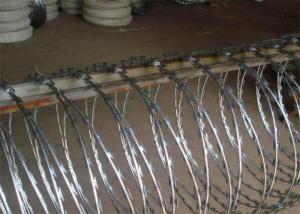 Wholesale Hot Dipped Galvanized Concertina Barbed Wire Coil BTO30 Barb Wire Coil from china suppliers