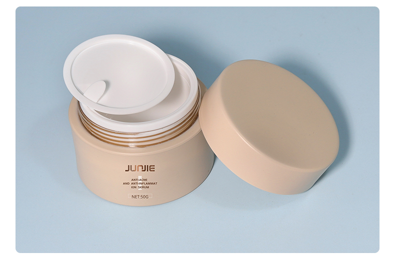 30 ml 50 ml 100 ml 120 Ml Plastic Bottles Luxury Double Wall Cosmetic Jars Round