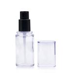 35ml Empty Ellipse Glass Powder Foundation Bottle For Cosmetic Packaging Liquied