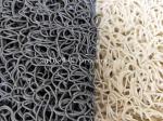 Dark Grey Plastic Printed Waterproof PVC Floor Mat / Anti - Fatigue Rubber