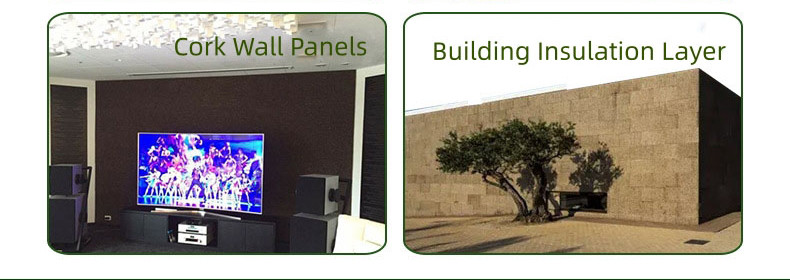 Black Cork Wall Expanded Cork Boards Thermal Sound Insulation Sheet Panel