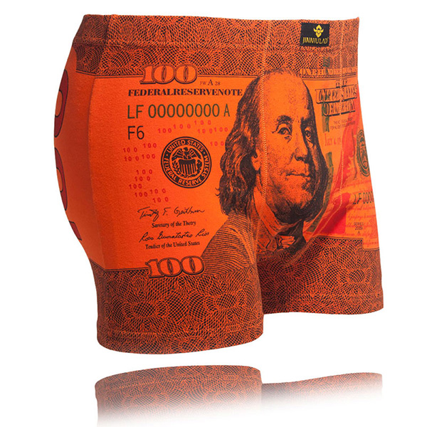 Fast deliver Underwear Men Letter Print Cotton Boxer Sexy Brand Cuecas Cool Mens Underwear