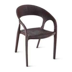 Wholesale Modern Patio Plastic Wedding Rattan Wicker Chairs 58*55*87 cm from china suppliers