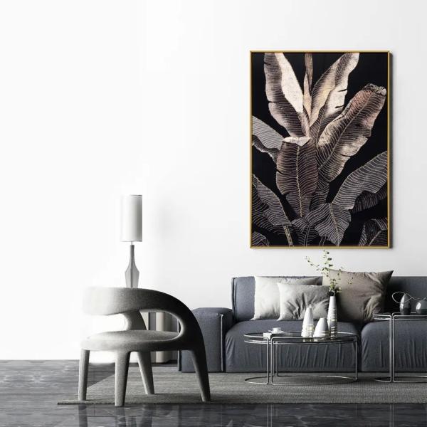 Custom Designs Crystal Porcelain Wall Art Decor Painting UV Print 3D Plantain
