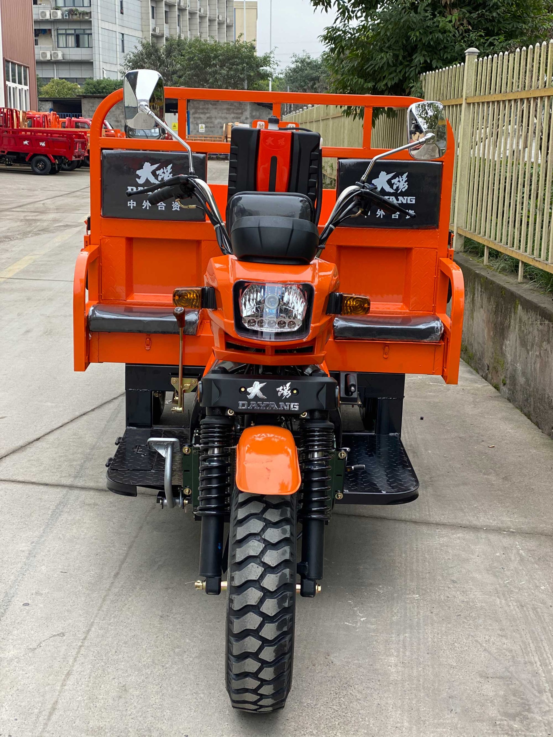 2016 DAYANG 200cc/250cc/300cc Three Wheel Motorized Cargo Tricycle with 5.00-12 Tires