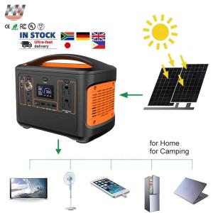 Wholesale hot energy storage home outdoor lithium battery 600w solar portable power station from china suppliers