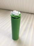 100% paraffin wax unscented craft candle that the round pillar with flower