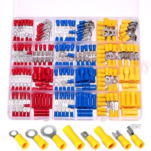 Wholesale Home Plastic Uninsulated Ring Terminals , Lightweight Non Insulated Ring Lugs 250pcs from china suppliers